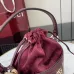 Gucci Ophidia mini bucket bag in beige and brown GG fabric size:11.5×23×8cm #A53847