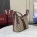 Gucci Ophidia small shoulder bag in beige and brown GG fabric size:23×21×12cm #A53846