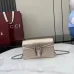 Gucci Women's Crossbody Bag, Silver Chain Wallet on Chain, Mini Purse, Shoulder Bag, Lady Beige Chains Flap Clutch Bag, Luxury Vintage Sling Dicky Bag size:16.5×10×4.5cm #A53840