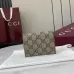 Gucci Wallet Bi-color GG Marmont small wallet in beige size:11×8×3cm #A54117
