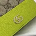 Gucci Wallet Bi-color GG Marmont small wallet in beige size:11×8×3cm #A54117