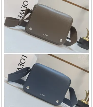 LOEWE Small Leather Pebble Messenger Bag size:23×18×9cm #A54073