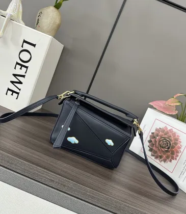 Loewe - Small Puzzle Midnight Blue &amp; Black Shoulder Bag #A50945