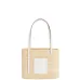 Loewe x Paula's Ibiza Small Square Raffia Basket Bag size:30×21×11cm #A54072