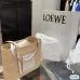 Loewe x Paula's Ibiza Small Square Raffia Basket Bag size:30×21×11cm #A54072