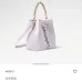 Louis Vuitton Lilac Empreinte Leather Bucket Bag With Braided Chain Handle And Adjustable Strap size:20×20×13cm #A54323