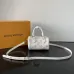 Louis Vuitton Mini Speedy Bag With Colorful Monogram Print And Adjustable Strap size:16×10×7cm #A54321
