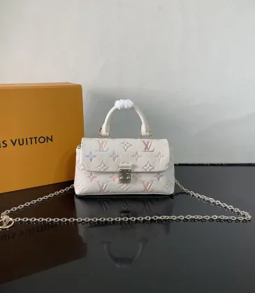 Louis Vuitton Pastel Monogram Mini Handbag With Chain Strap And Signature Lock size:21×12×6cm #A54322