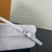 Louis Vuitton White Embossed Monogram Crossbody Bag With Chain Strap And Adjustable Belt size:23×12×4cm #A54325