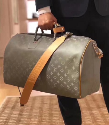 Louis vuitton new KEEPALL50 travel bag with silver laser #9123857
