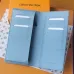 Louis Vuitton AAA+ Long Wallets Monogram Shadow Cowhide leather Grey/Blue #A54423