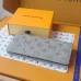 Louis Vuitton AAA+ Long Wallets Monogram Shadow Cowhide leather Grey/Blue #A54423