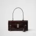 Dark Brown Medium leather handbag #A51644