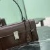 Dark Brown Medium leather handbag #A51644