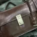 Dark Brown Medium leather handbag #A51644