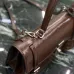 Dark Brown Medium leather handbag #A51644