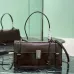 Dark Brown Medium leather handbag #A51644