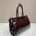 Dark Brown Prada Bonnie medium leather handbag #A50984