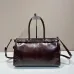 Dark Brown Prada Bonnie medium leather handbag #A50984