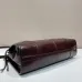 Dark Brown Prada Bonnie medium leather handbag #A50984