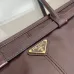 Dark Brown Prada Bonnie medium leather handbag #A50984
