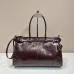 Dark Brown Prada Bonnie medium leather handbag #A50984