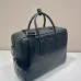 Prada Briefcase Attache case Business Bag Leather Navy #A50985