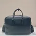 Prada Briefcase Attache case Business Bag Leather Navy #A50985