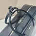 Prada Briefcase Attache case Business Bag Leather Navy #A50985