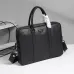 Prada Hammered leather satchel - Black - Men size:38×29×6cm #A53544