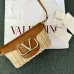 Valentino Loco VLOGO Flap Straw Shoulder Bag size:21×10×6cm #A53898