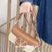 Valentino Loco VLOGO Flap Straw Shoulder Bag size:21×10×6cm #A53898