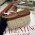 Valentino Loco VLOGO Flap Straw Shoulder Bag size:21×10×6cm #A53898