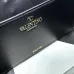Valentino Loco VLOGO Flap Straw Shoulder Bag size:21×10×6cm #A53898