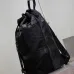 Yves Saint Laurent Black Nylon Drawstring Backpack With Leather Accents And Functional Design size:31×49×25 #A54316