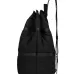 Yves Saint Laurent Black Nylon Drawstring Backpack With Leather Accents And Functional Design size:31×49×25 #A54316