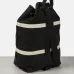 Yves Saint Laurent Rive Gauche Embroidered Drawstring Backpack With Contrast Stripes size:31×49×25 #A54317