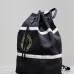 Yves Saint Laurent Rive Gauche Embroidered Drawstring Backpack With Contrast Stripes size:31×49×25 #A54317