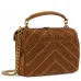 YSL Saint Laurent College Medium Studded Suede Crossbody size:24×17×6cm #A53740