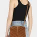 YSL Saint Laurent College Medium Studded Suede Crossbody size:24×17×6cm #A53740