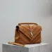 YSL Saint Laurent College Medium Studded Suede Crossbody size:24×17×6cm #A53740