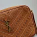 YSL Saint Laurent Lou suede camera bag brown size:23×16×6cm #A53741