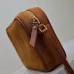 YSL Saint Laurent Lou suede camera bag brown size:23×16×6cm #A53741