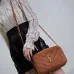 YSL Saint Laurent Lou suede camera bag brown size:23×16×6cm #A53741