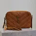 YSL Saint Laurent Lou suede camera bag brown size:23×16×6cm #A53741