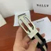BALLY AAA+ belts Luxury Leather Belts Smooth Buckle Designer Belt width:3.4cm #A54014