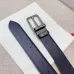 BALLY AAA+ belts Luxury Leather Belts Smooth Buckle Designer Belt width:3.4cm #A54015