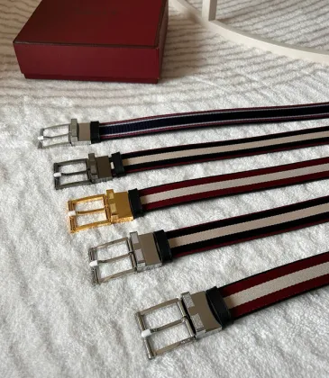 BALLY AAA+ belts Luxury Leather Belts Smooth Buckle Designer Belt width:3.5cm #A54016