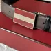 BALLY AAA+ belts Luxury Leather Belts Smooth Buckle Designer Belt width:3.5cm #A54017
