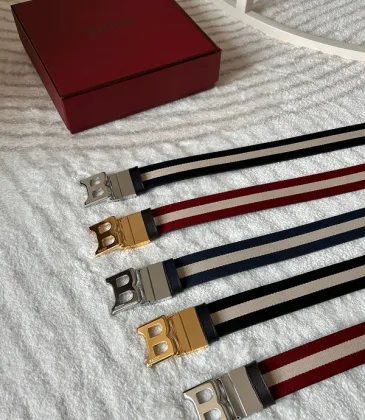 BALLY AAA+ belts Luxury Leather Belts Smooth Buckle Designer Belt width:3.5cm #A54018